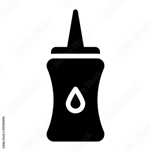 glue glyph icon