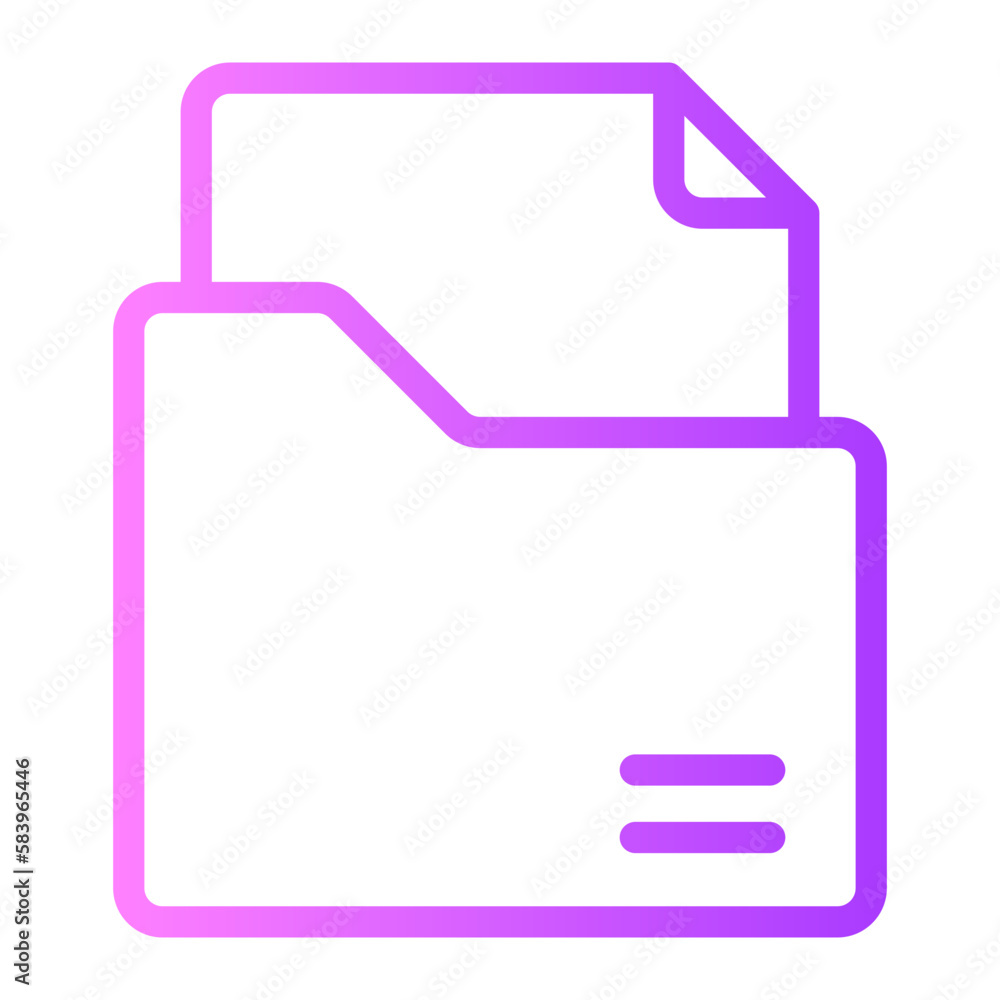 folder gradient icon folder gradient icon
