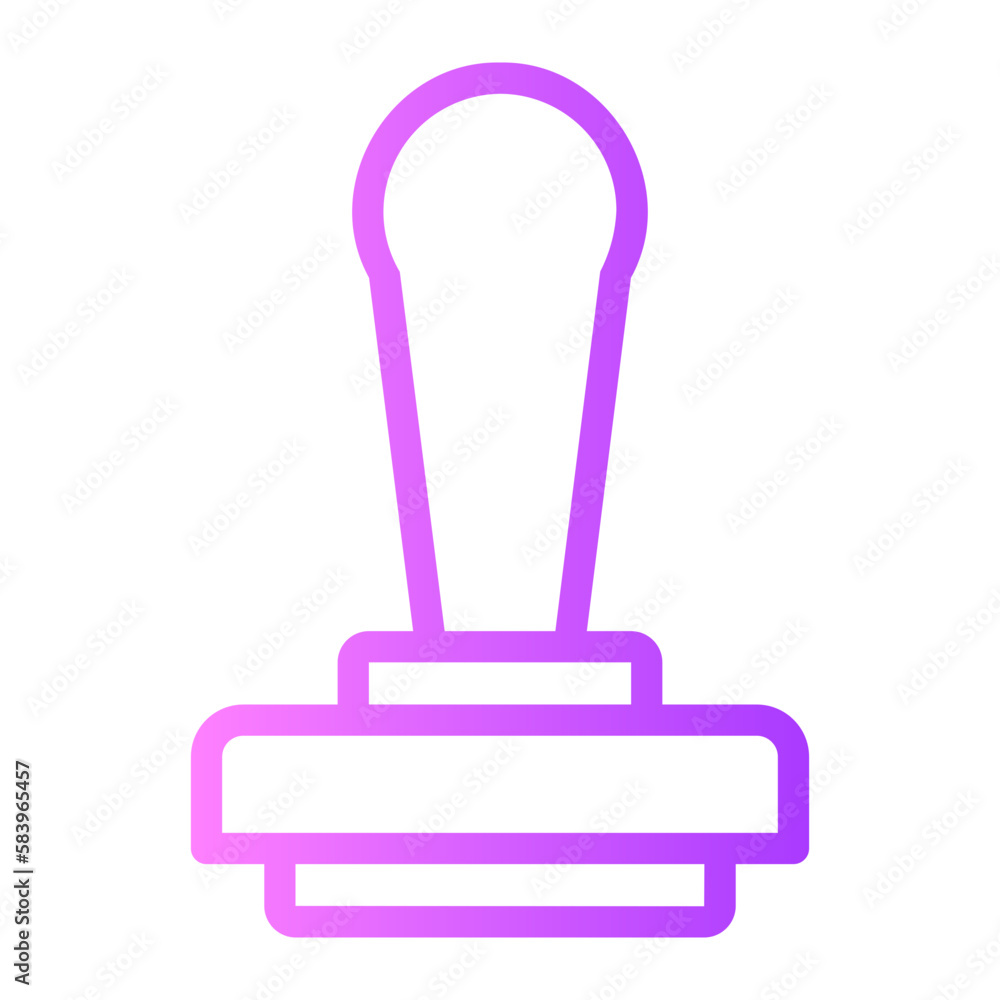stamp gradient icon stamp gradient icon