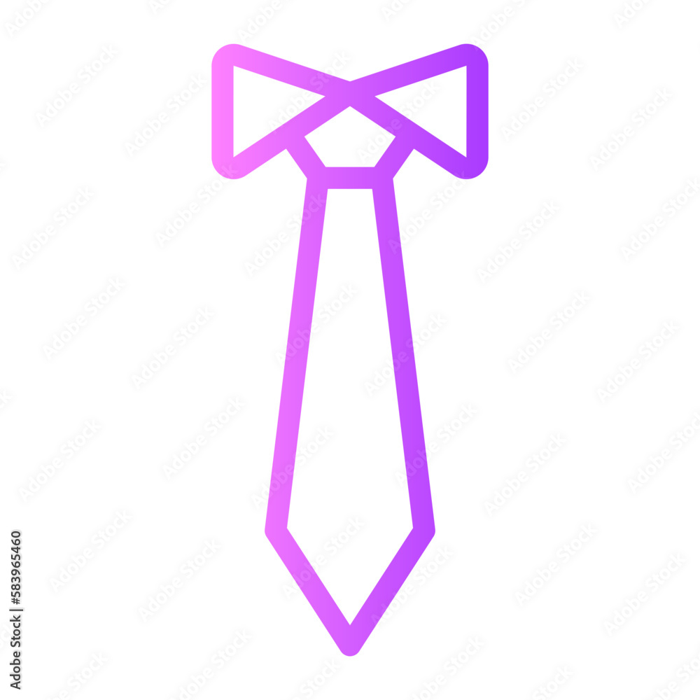 tie gradient icon tie gradient icon