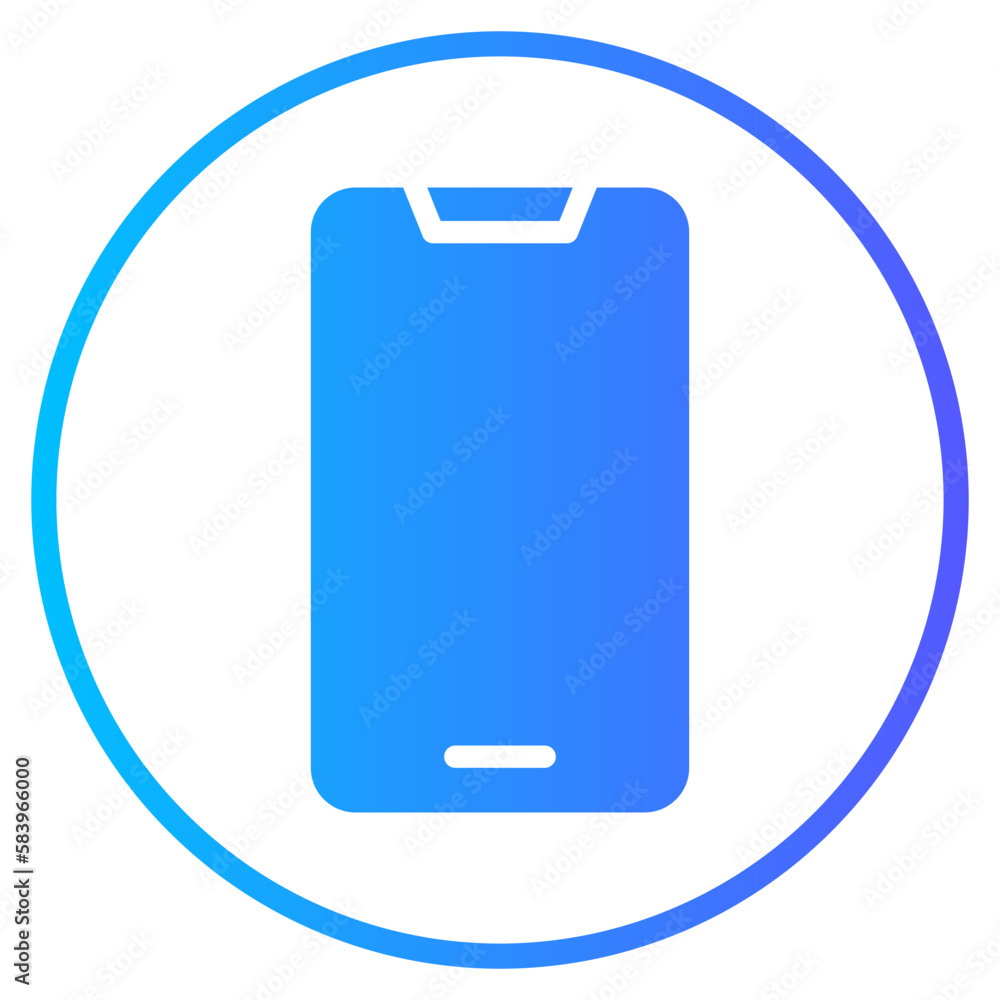 smartphone gradient icon smartphone gradient icon