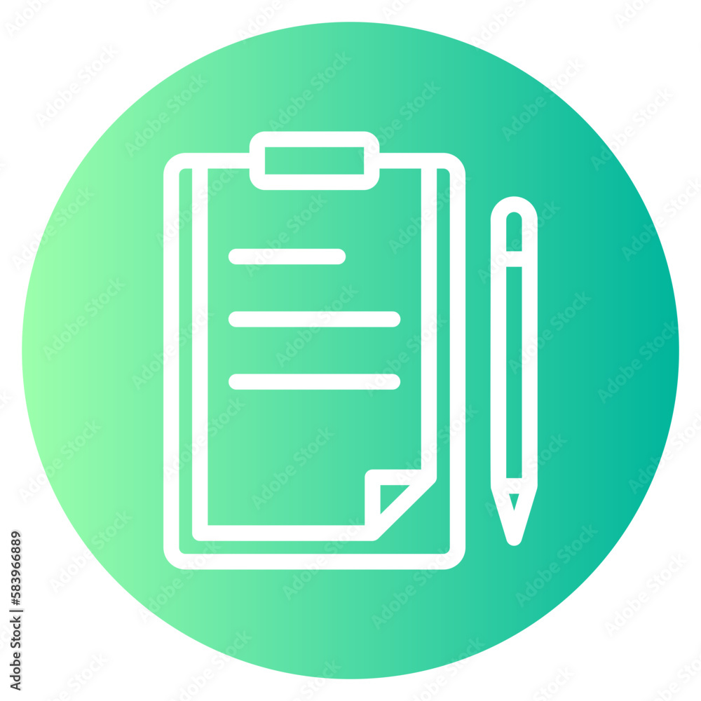 clipboard gradient icon clipboard gradient icon
