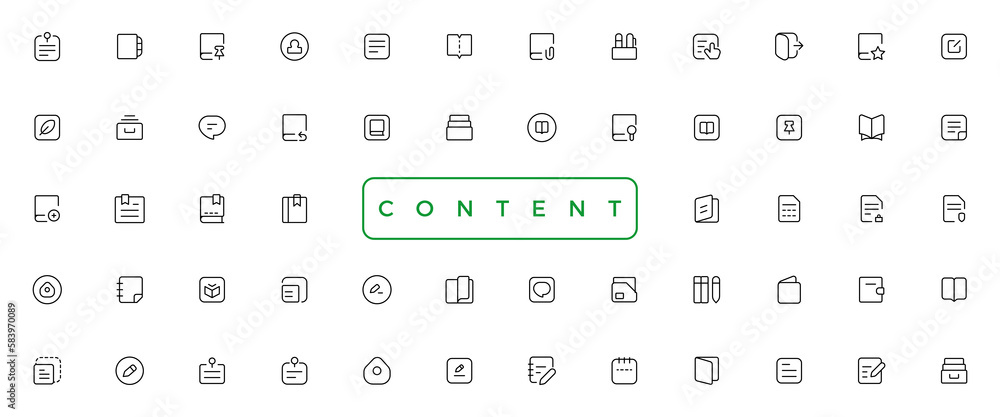 content simple concept icons set. Contains such icons as vector image, media, video, social content and more, can be used for web, logo, UI/UX content simple concept icons set. Contains such icons as vector image, media, video, social content and more, can be used for web, logo, UI/UX