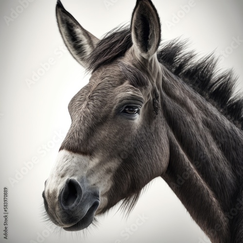 portrait of a donkey