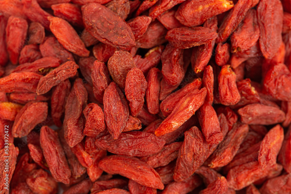 Background of Dried Dehydrated Goji Berries Background of Dried Dehydrated Goji Berries