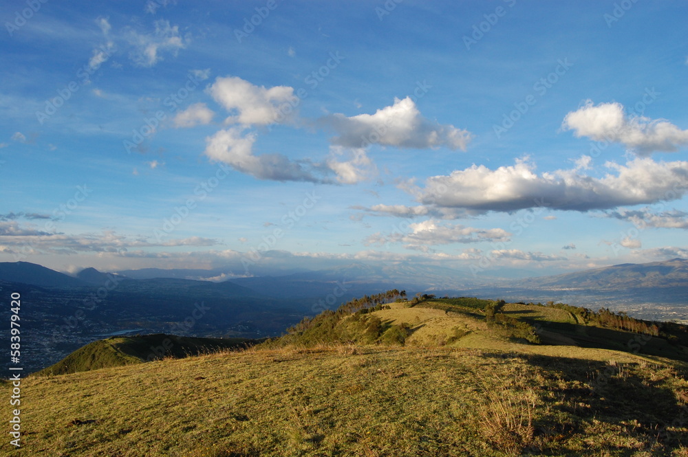 Fototapeta premium landscape with clouds