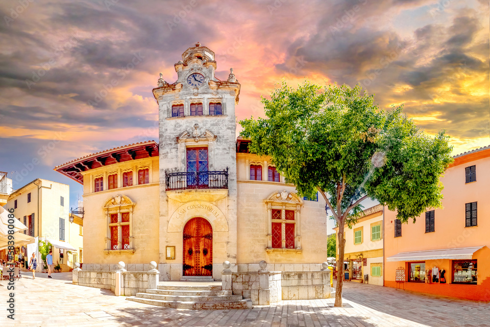 Fototapeta premium Altstadt, Alcudia, Mallorca 