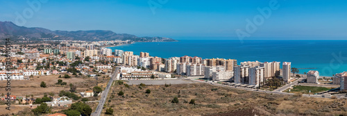 Stunning Panoramic View of Benicasim Overlooking the Turquoise Mediterranean Sea