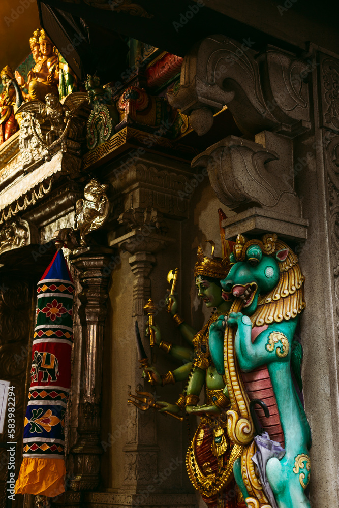 Fototapeta premium Hindu temple in Singapore