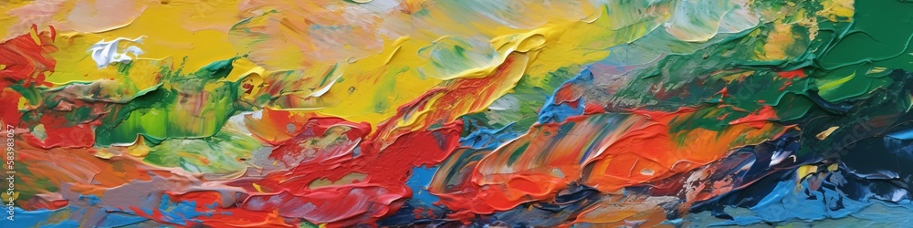 Abstract paint brush strokes. Oil on canvas rough brushstrokes of paint palette knife background.