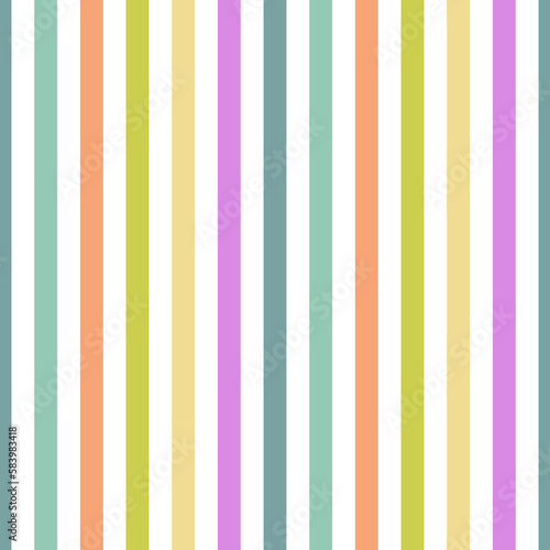 Spring Colors Seamless Stripe Pattern 15