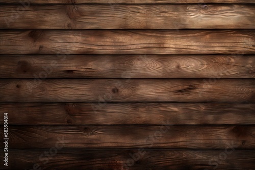  a wood paneled wall with a brown stain on it. generative ai
