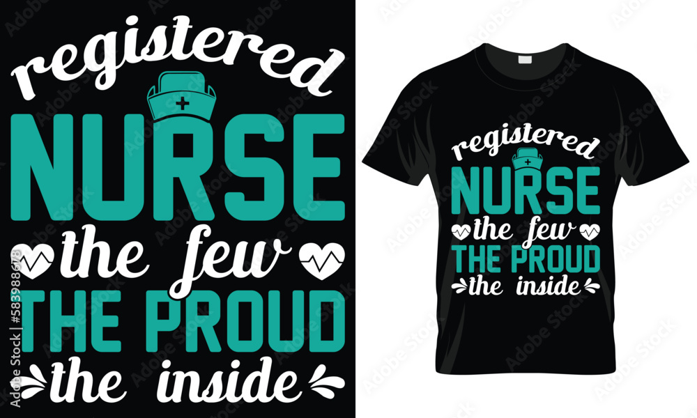 Nurse Typography T-shirt Vector Design.
Nurse Typography T-shirt Vector Design.