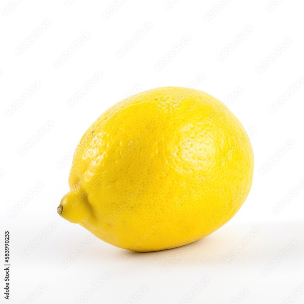 lemon isolated on white on white background lemon isolated on white on white background