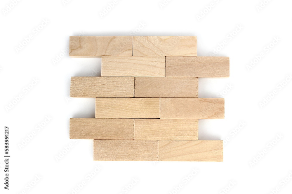 Background of wooden blocks assembled mosaic design. Background of wooden blocks assembled mosaic design.