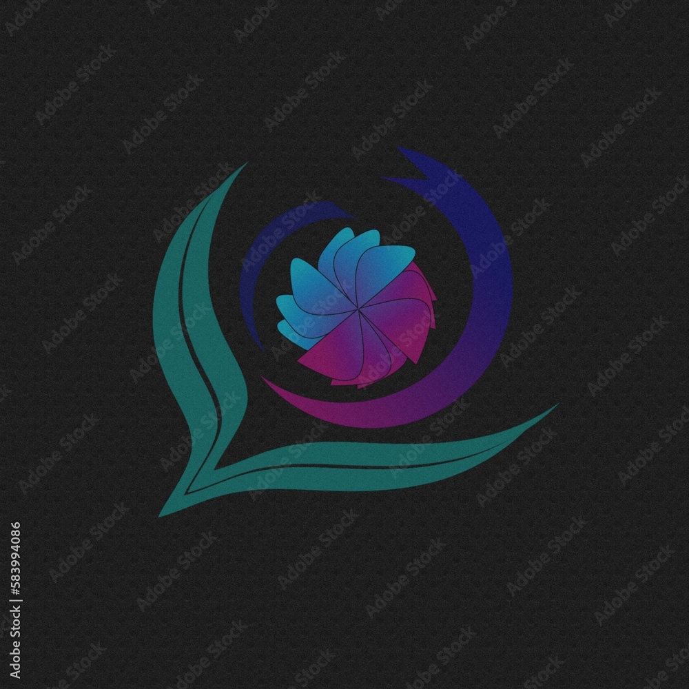 Naklejka premium abstract floral background