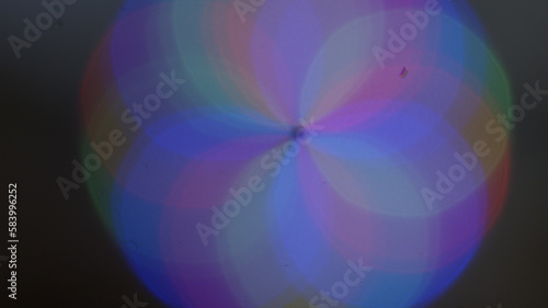 multi-colored lanterns, flashes of all colors of the rainbow