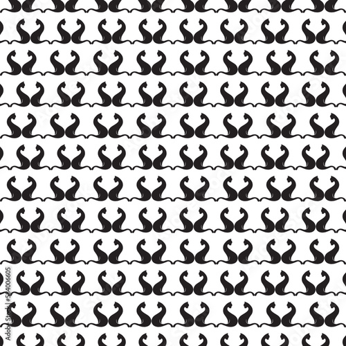 abstract cat pattern