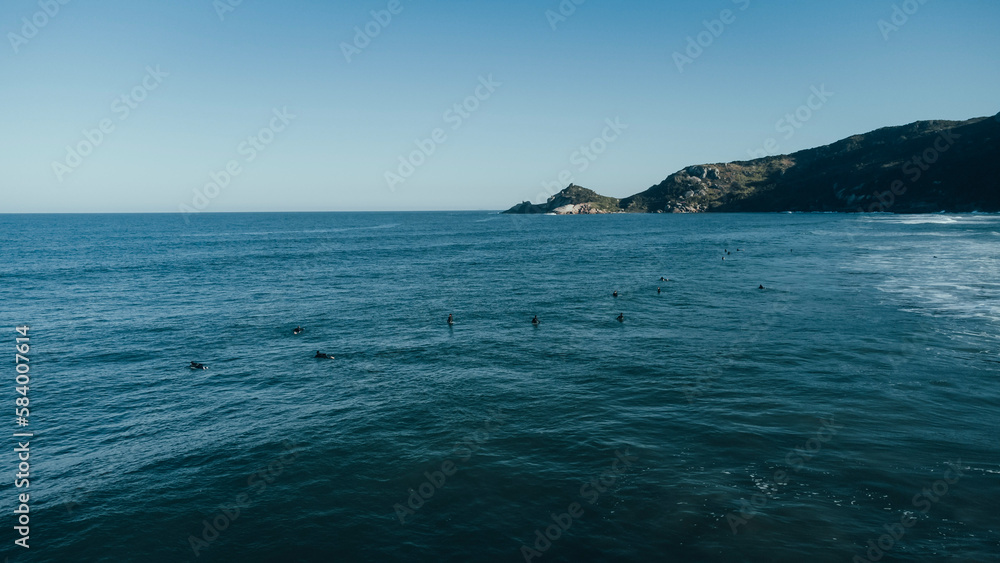 Paisagem Paradisíaca Praia Tropical Mole Floripa Florianópolis Ilha Natureza Mar Oceano Atlântico Ondas Areia Cenário Horizonte Viagem Turismo Turístico Santa Catarina Brasil Brasileiro Drone Aéreo Paisagem Paradisíaca Praia Tropical Mole Floripa Florianópolis Ilha Natureza Mar Oceano Atlântico Ondas Areia Cenário Horizonte Viagem Turismo Turístico Santa Catarina Brasil Brasileiro Drone Aéreo