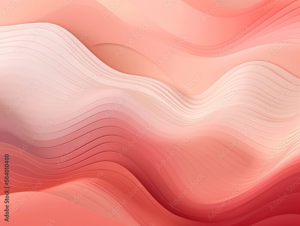 Cream and Pink Abstract Gradient Wallpaper with Organic Geometric Shapes Cream and Pink Abstract Gradient Wallpaper with Organic Geometric Shapes