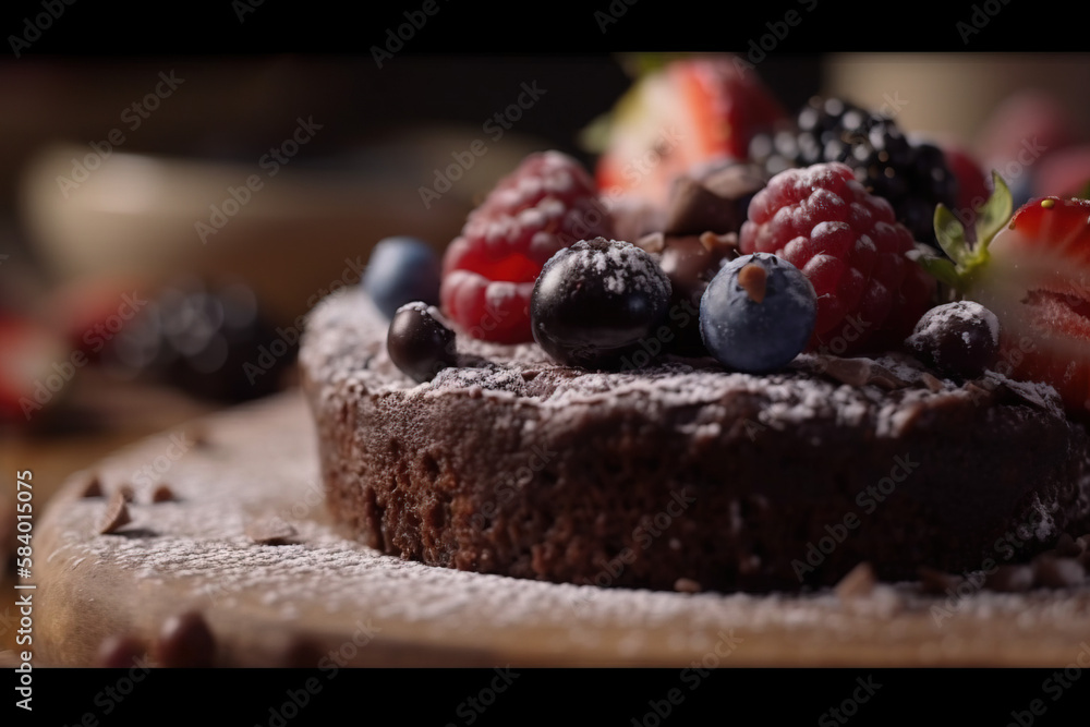 chocolate cake with berries on top food fruits dessert chocolate cake with berries on top food fruits dessert
