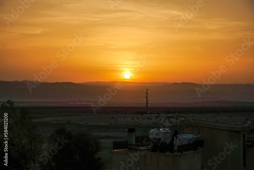 Sonnenuntergang, Jordanien,
