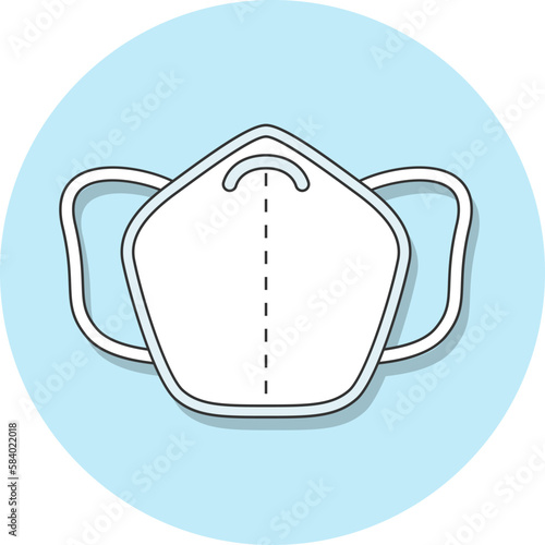 Safety breathing mask.