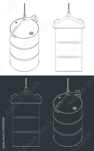 Drum lifter blueprints