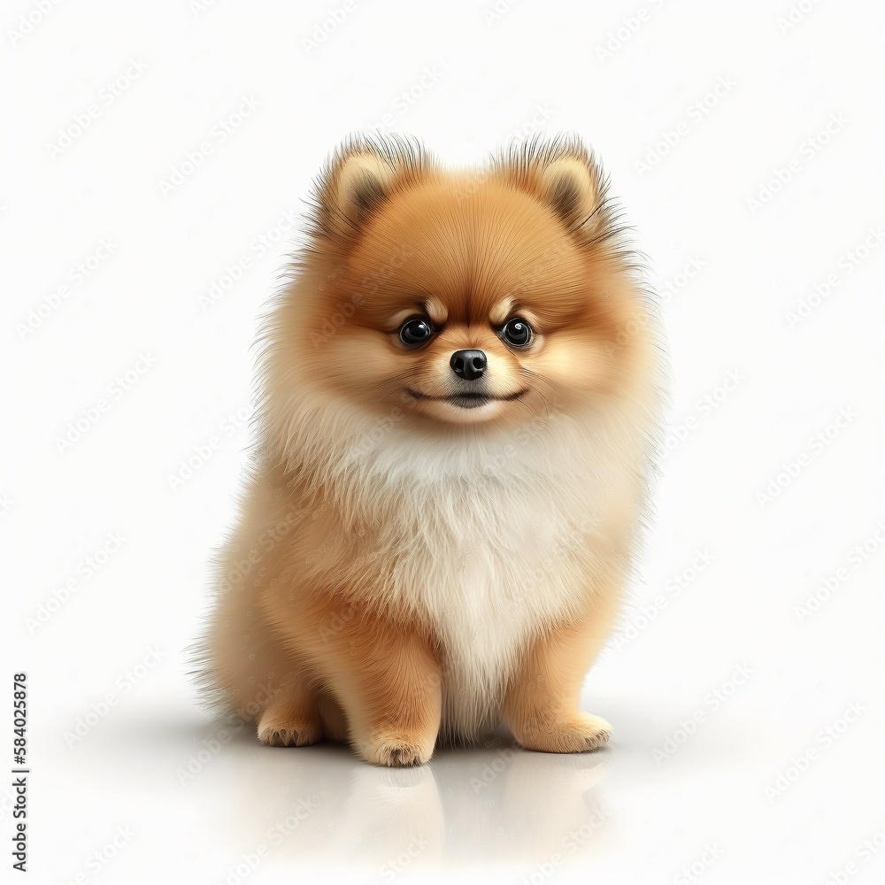 Obraz premium Pomeranian spritz puppy