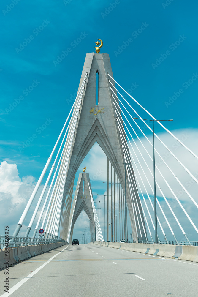 Fototapeta premium Bridge in Bandar Seri Begawan, Brunei Darussalam