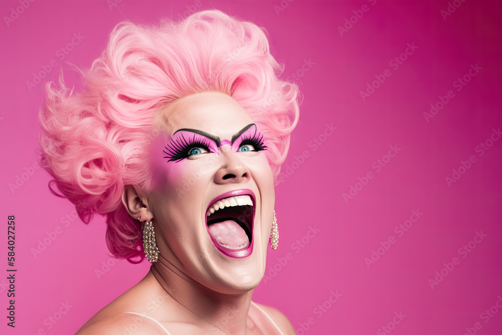 Generative Illustration Ai of a gay person smiling proud of his condition Generative Illustration Ai of a gay person smiling proud of his condition