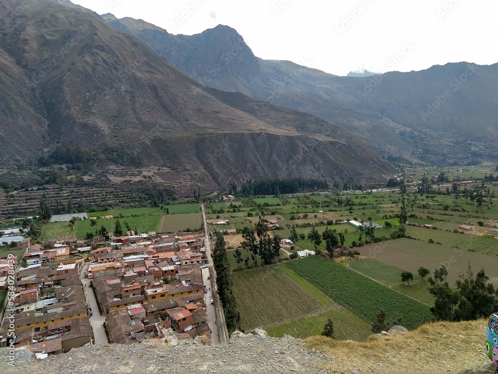 village in the mountains cusco peru