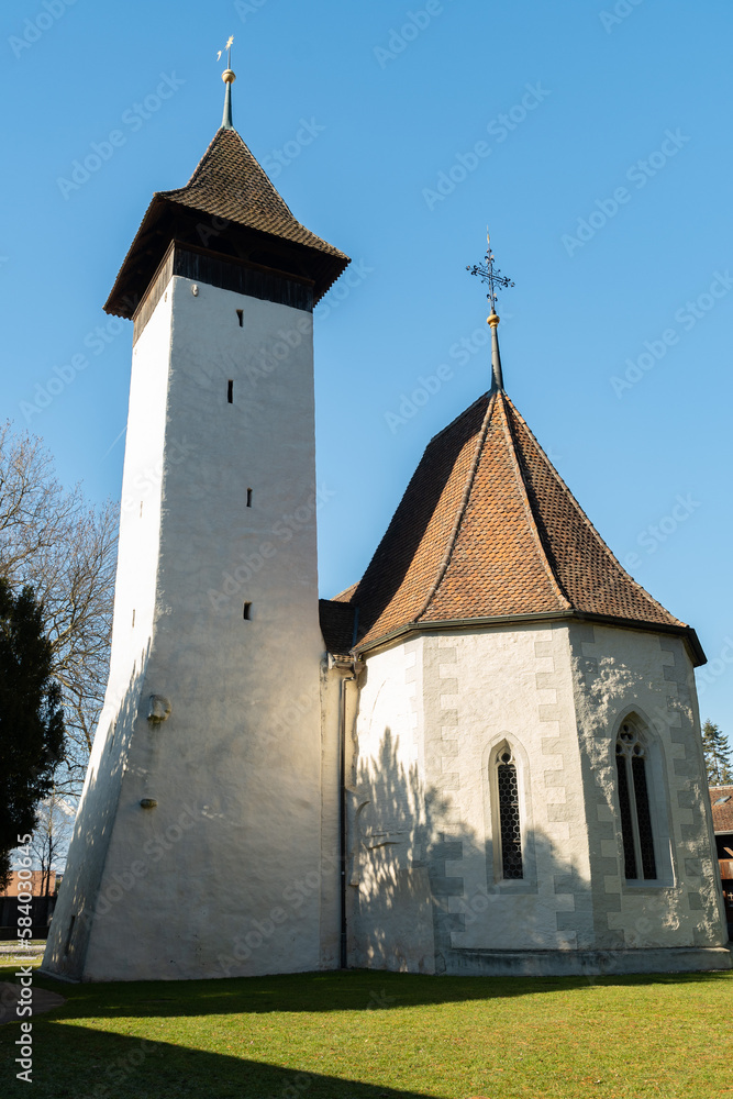 Scherzlingen church in Thun in Switzerland