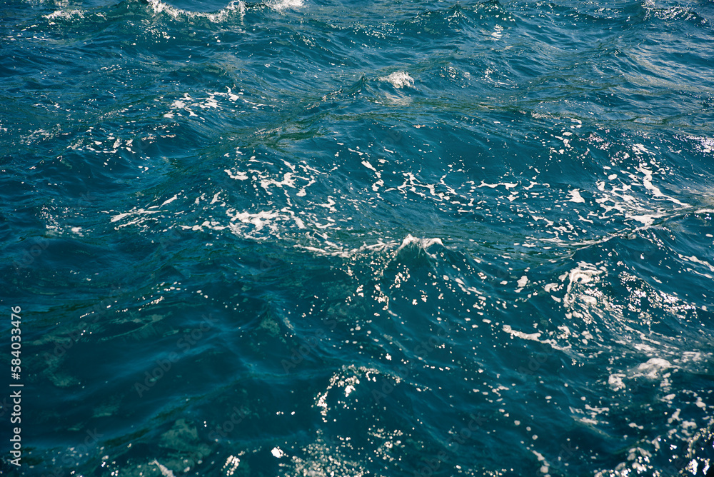 Abstract background. The surface of the blue Adriatic sea. Abstract background. The surface of the blue Adriatic sea.