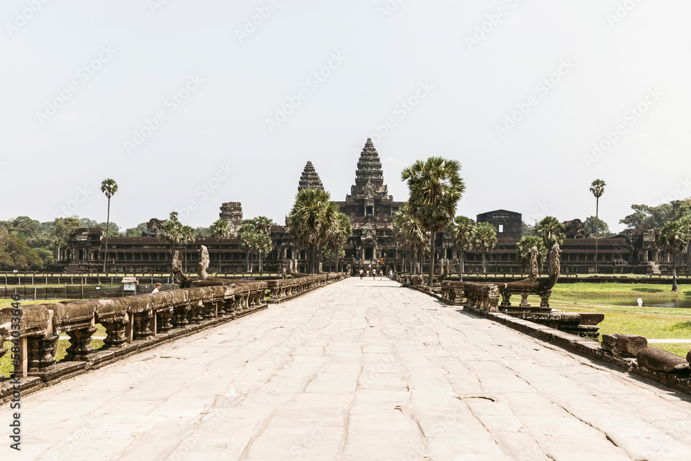 Fototapeta premium Angkor Wat temples in Siem Reap, Cambodia