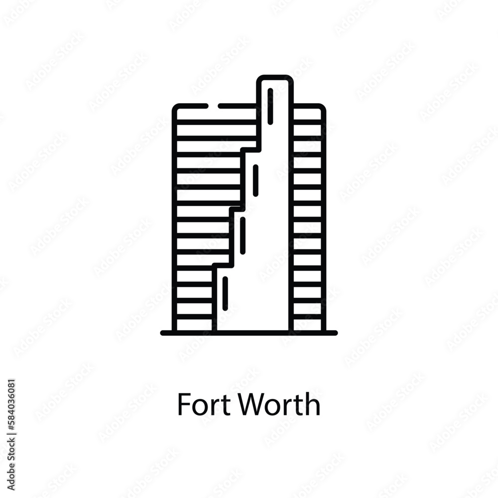 Fort Worth icon. Suitable for Web Page, Mobile App, UI, UX and GUI design. Fort Worth icon. Suitable for Web Page, Mobile App, UI, UX and GUI design.