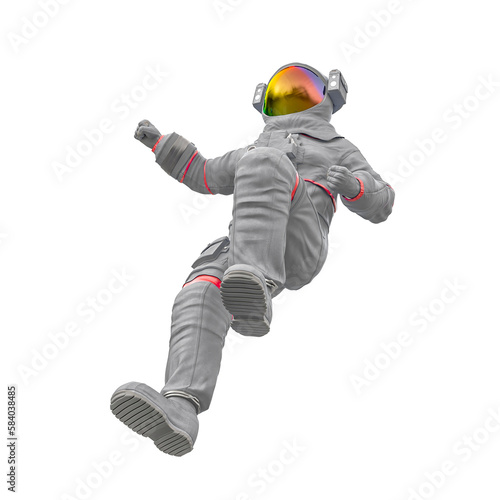 astronaut is falling
