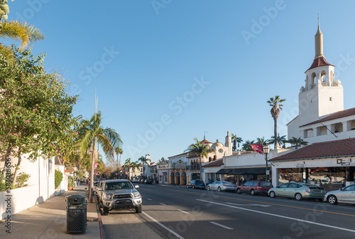 Picturesque street in downtown Santa Barbara © Gabriele Maltinti