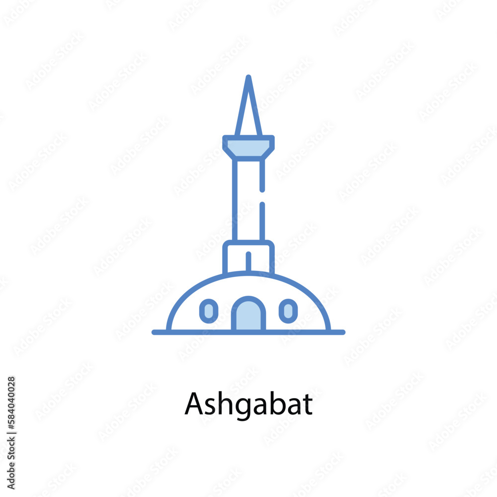 Ashgabat icon. Suitable for Web Page, Mobile App, UI, UX and GUI design. Ashgabat icon. Suitable for Web Page, Mobile App, UI, UX and GUI design.