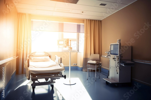 Photography for a Room in a Hospital  created with generative AI