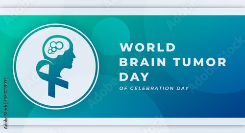 World Brain Tumor Day Celebration Vector Design Illustration for Background, Poster, Banner, Advertising, Greeting Card