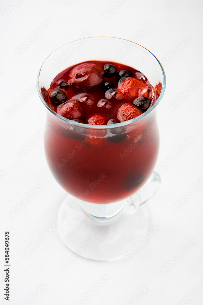 glass of cranberry juice glass of cranberry juice