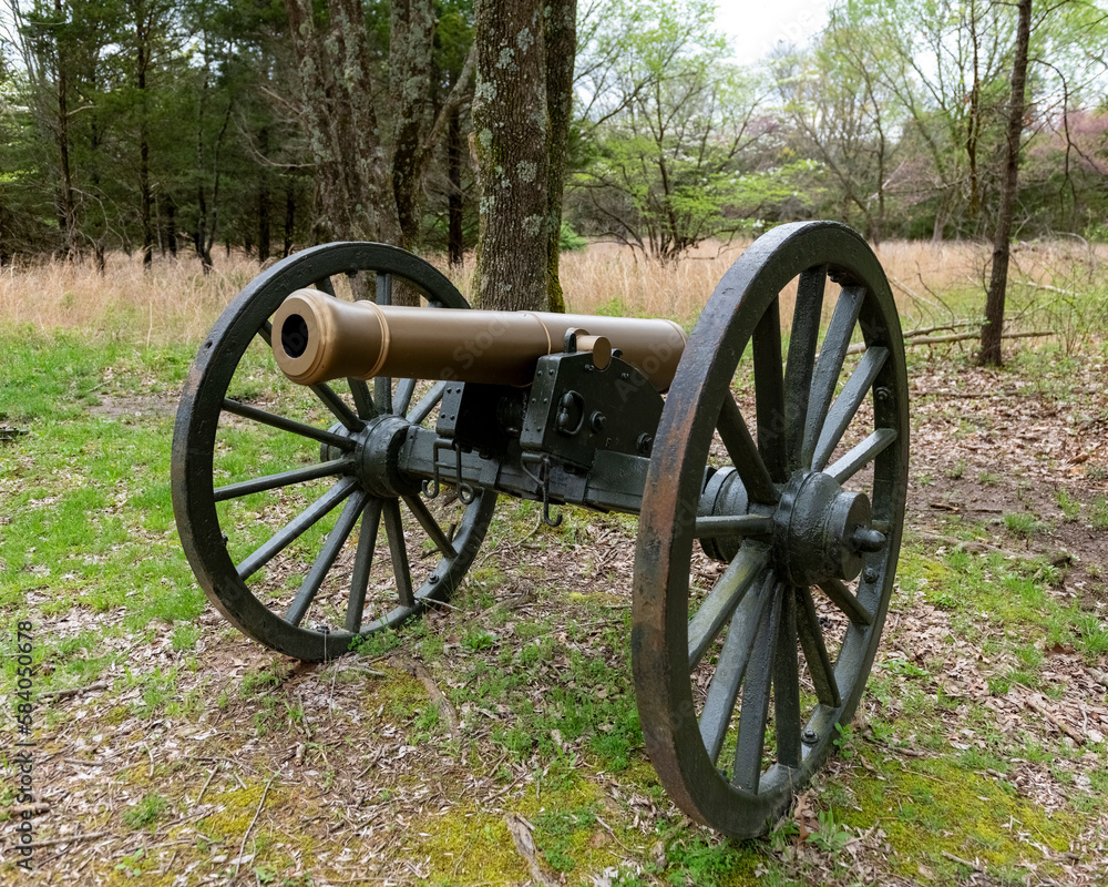 Civil War Canon on a caisson
