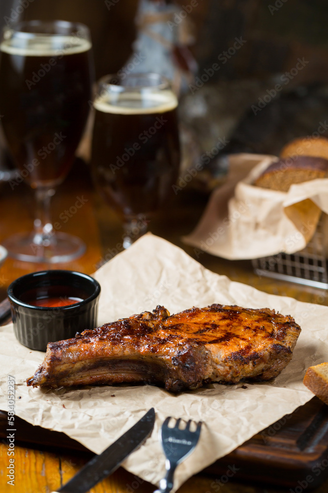 grilled meat and vegetables grilled meat and vegetables