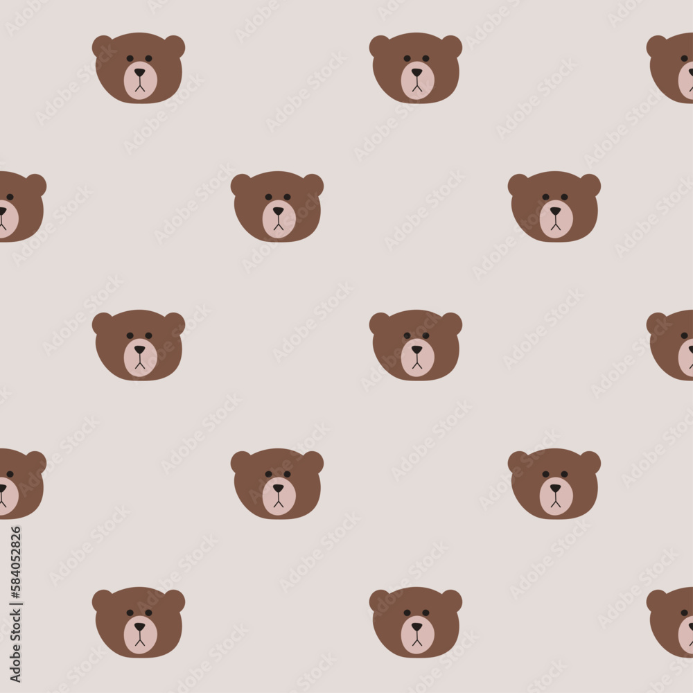 Bears pattern vector Bears pattern vector