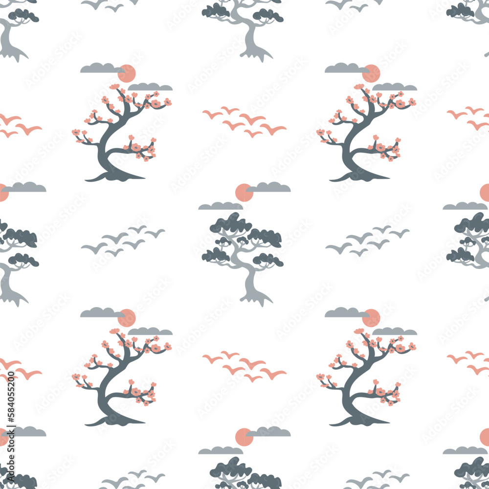 Seamless japanese pattern Seamless japanese pattern