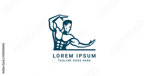 fitness vector logo design template,design for gym and fitness vector