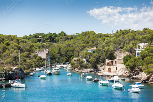Quadro em tela Im Hafen von Cala Figuera auf Mallorca in Spanien