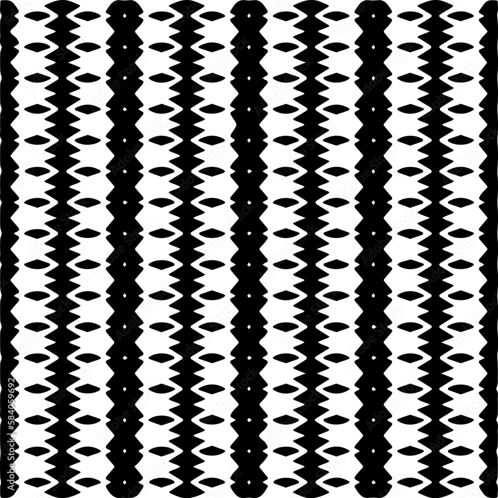Vector geometric seamless pattern. Minimal ornamental background with abstract shapes. Black and white texture. Simple abstract ornament background. Dark repeat design for decor, fabric, cloth. Vector geometric seamless pattern. Minimal ornamental background with abstract shapes. Black and white texture. Simple abstract ornament background. Dark repeat design for decor, fabric, cloth.