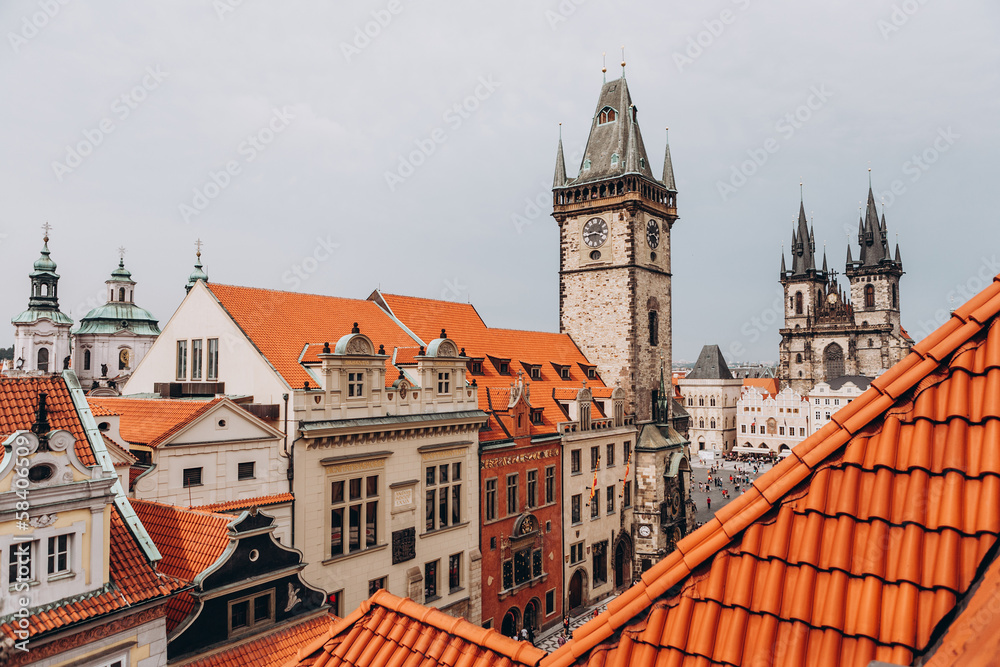 Prague, view of the old town Prague, view of the old town